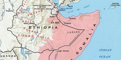 Nord-østlige Kenya kort