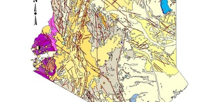 Kort over Kenya mineralske ressourcer