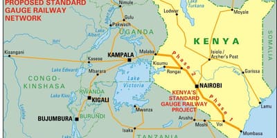 Sgr kort Kenya